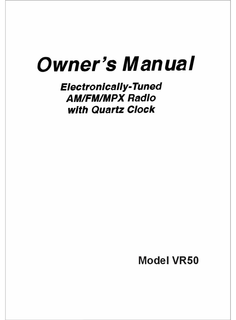 ASA Electronics VR50 Manual de usuario