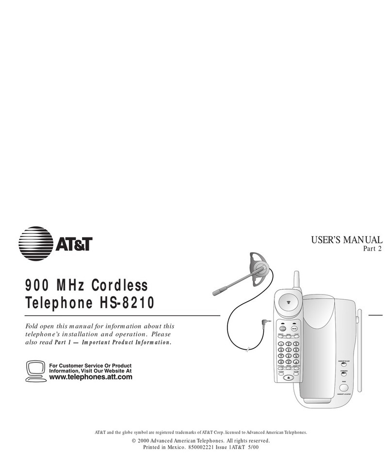 AT&T HS-8210 Manual de usuario