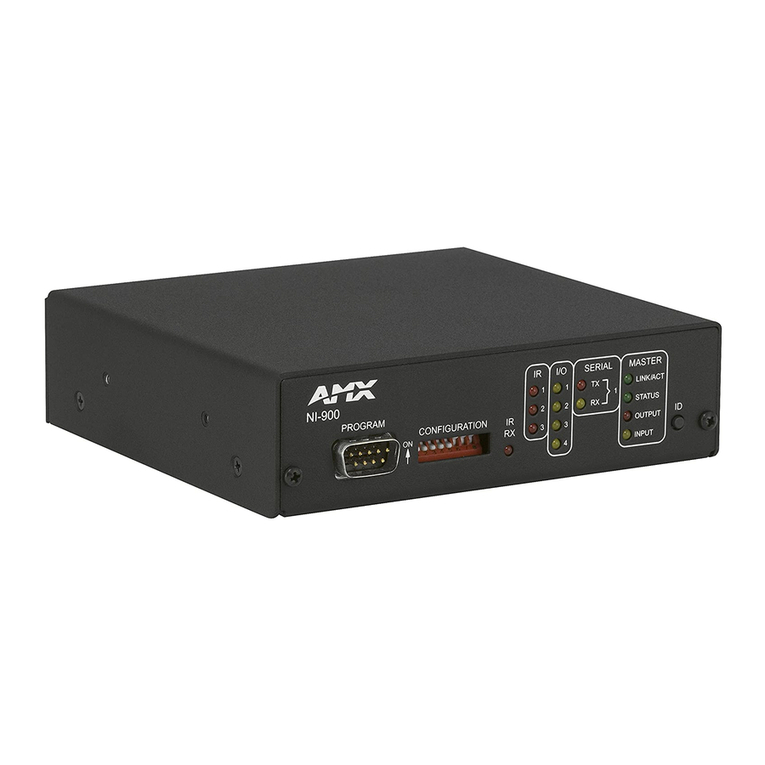 AMX NetLinx Integrated Controller NI-900 Manual de usuario