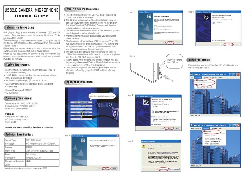 ABL electronic USB 2.0 Camera Microphone none Manual de usuario