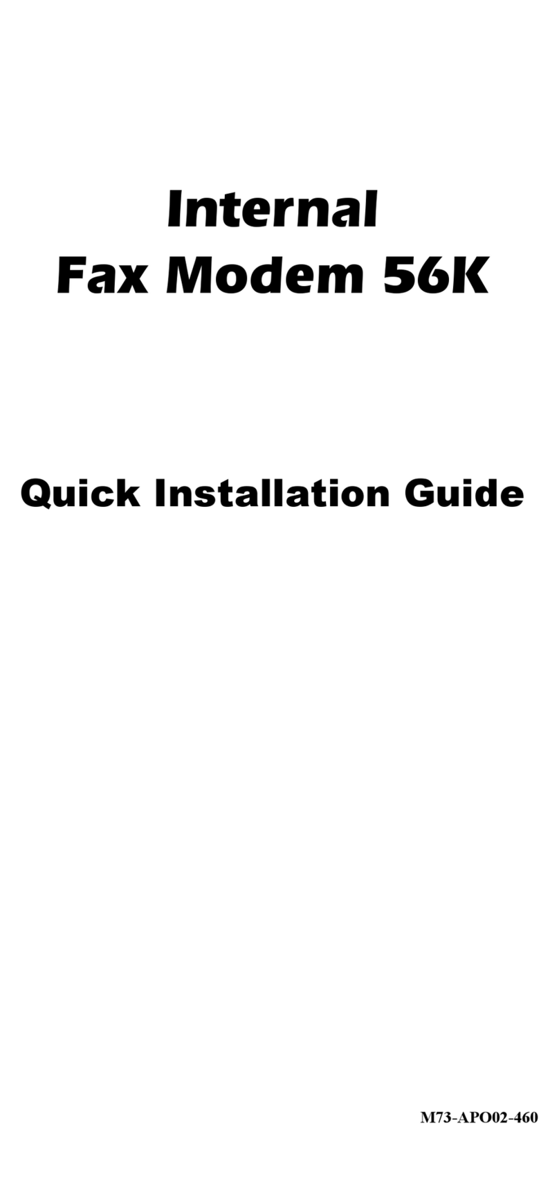 Abocom ISM560 Manual de usuario