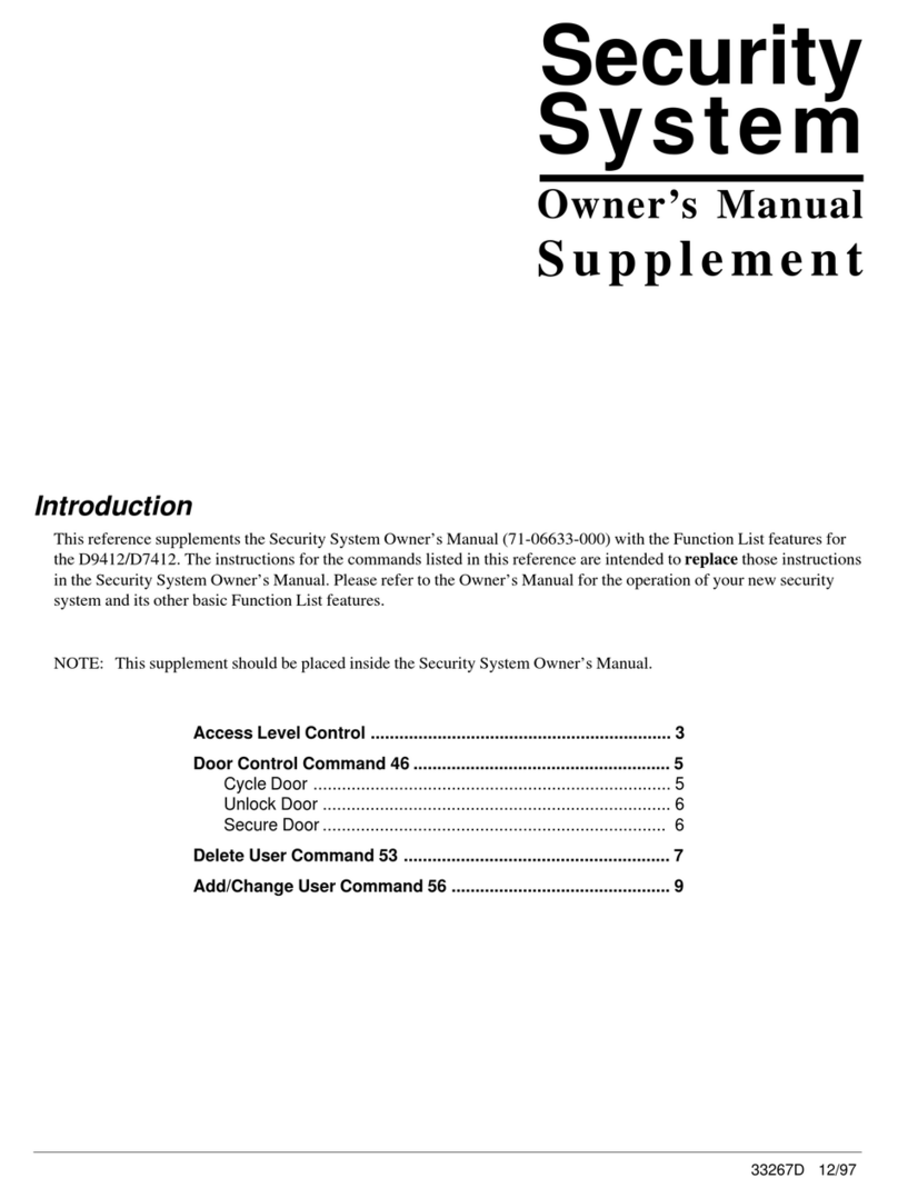 ADT Security System D7412 Manual de usuario