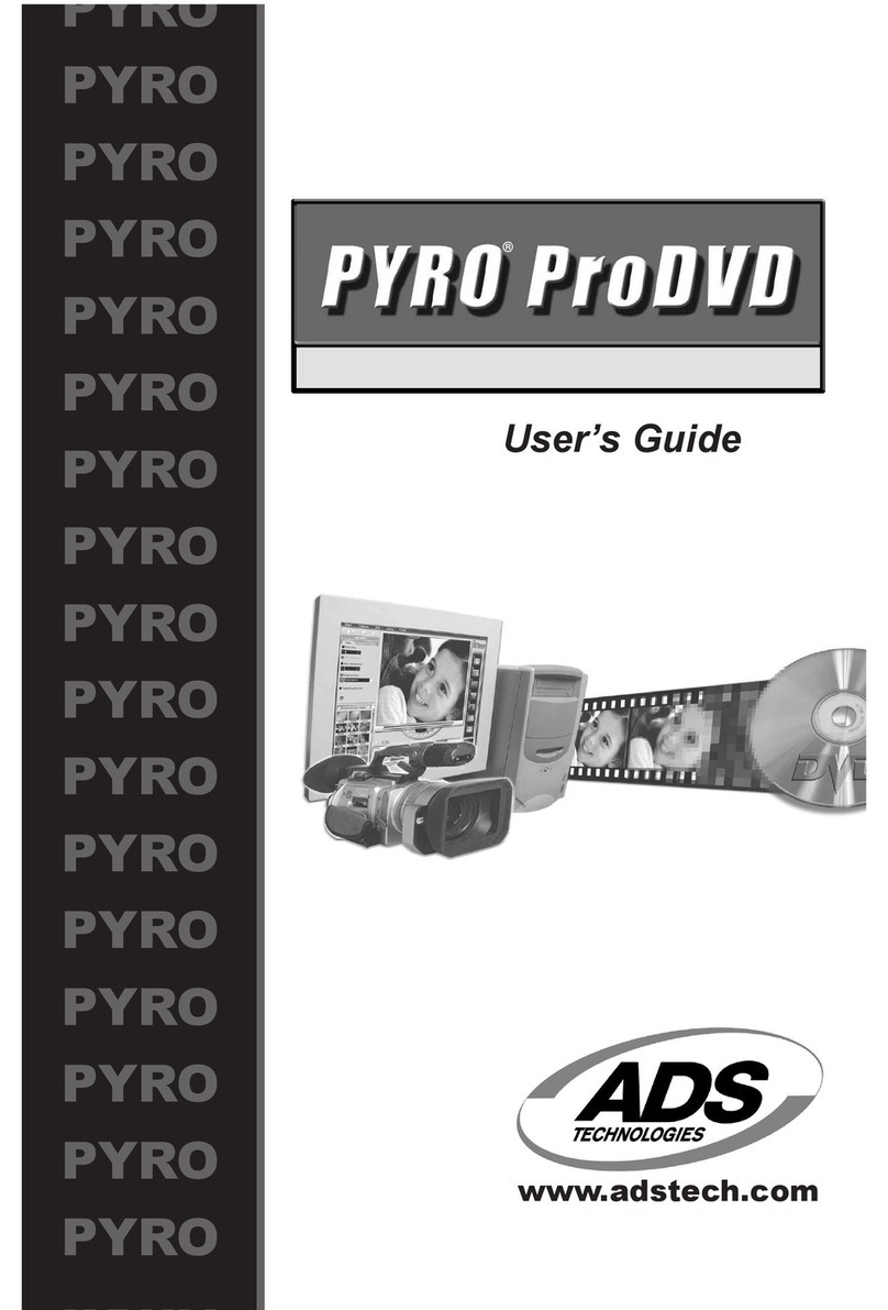 ADS Technologies Pyro ProDVD API-408 Manual de usuario