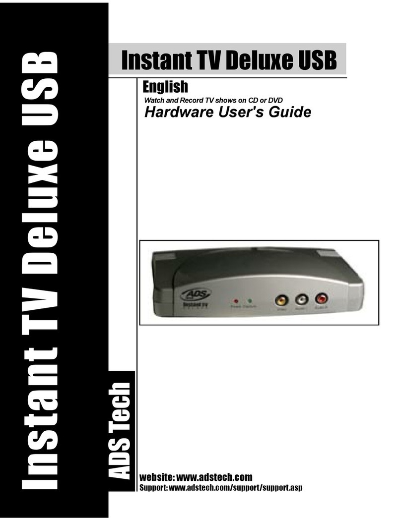 ADS Technologies CD or DVD Manual de instalación ADS Technologies CD or DVD Manual de instalación