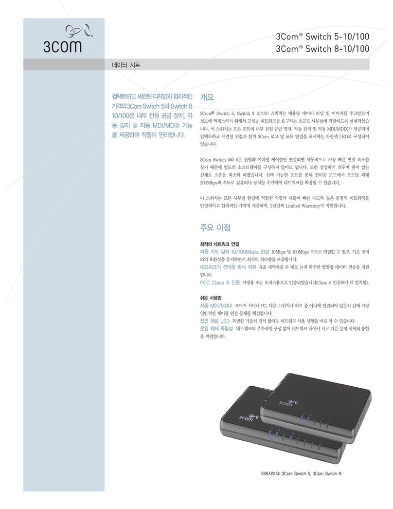 3Com 5-10/100 Manual de usuario