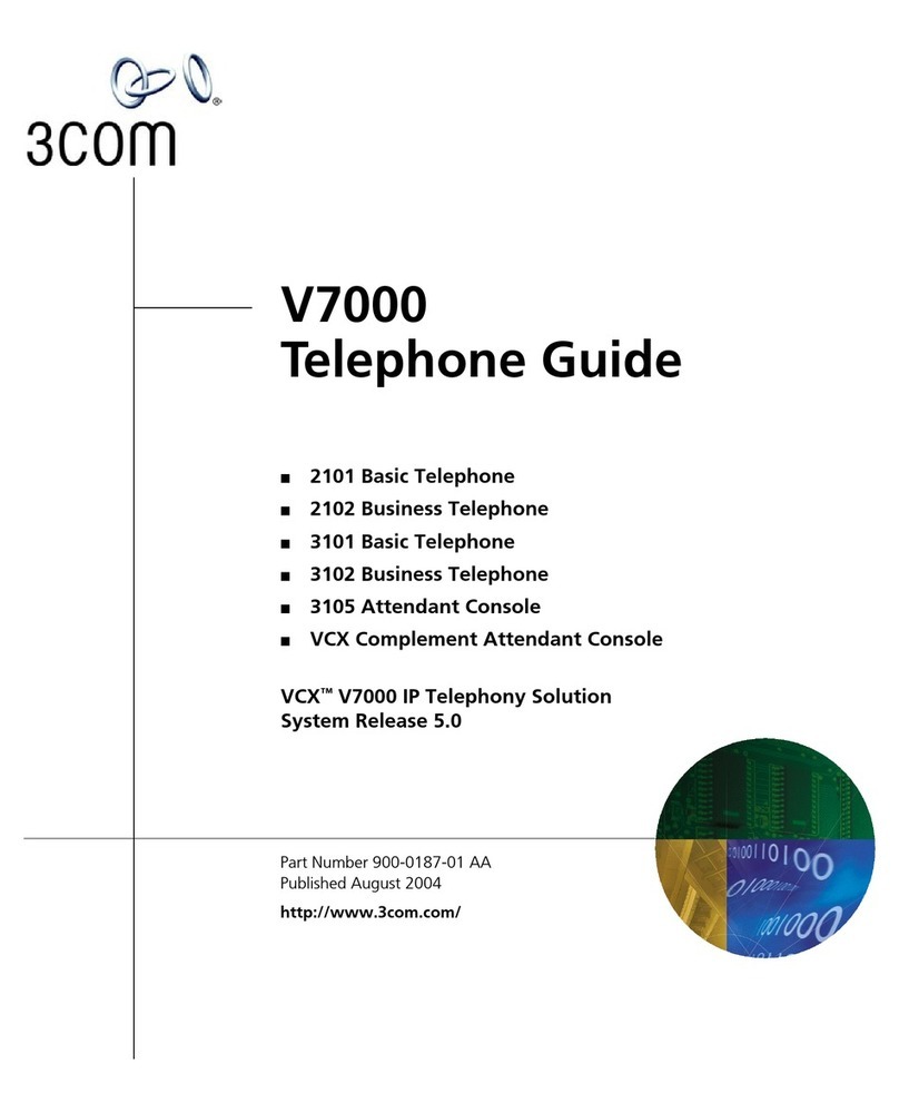 3Com VCX 2102 Manual de usuario