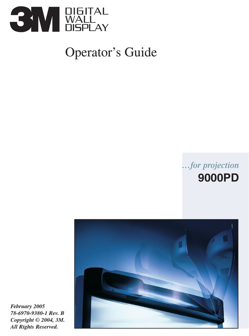 3M Digiral Walldisplay 9000PD Manual