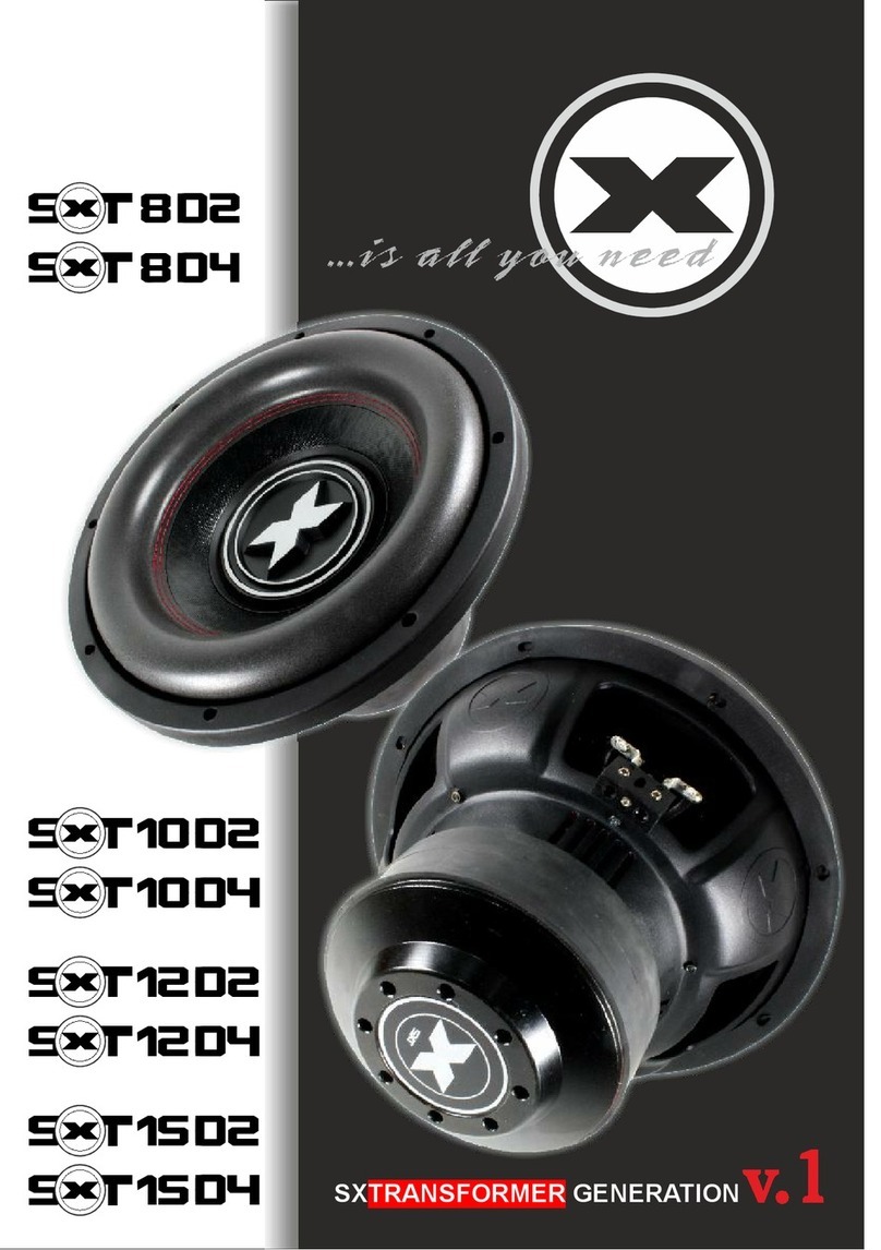 EXCURSION SXT 8D2 Manual de usuario