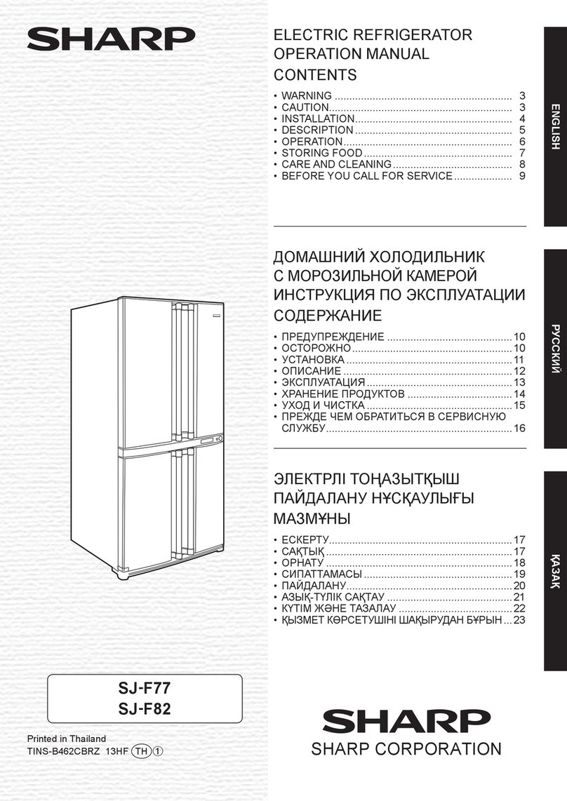 Sharp SJ-F77 Manual de usuario