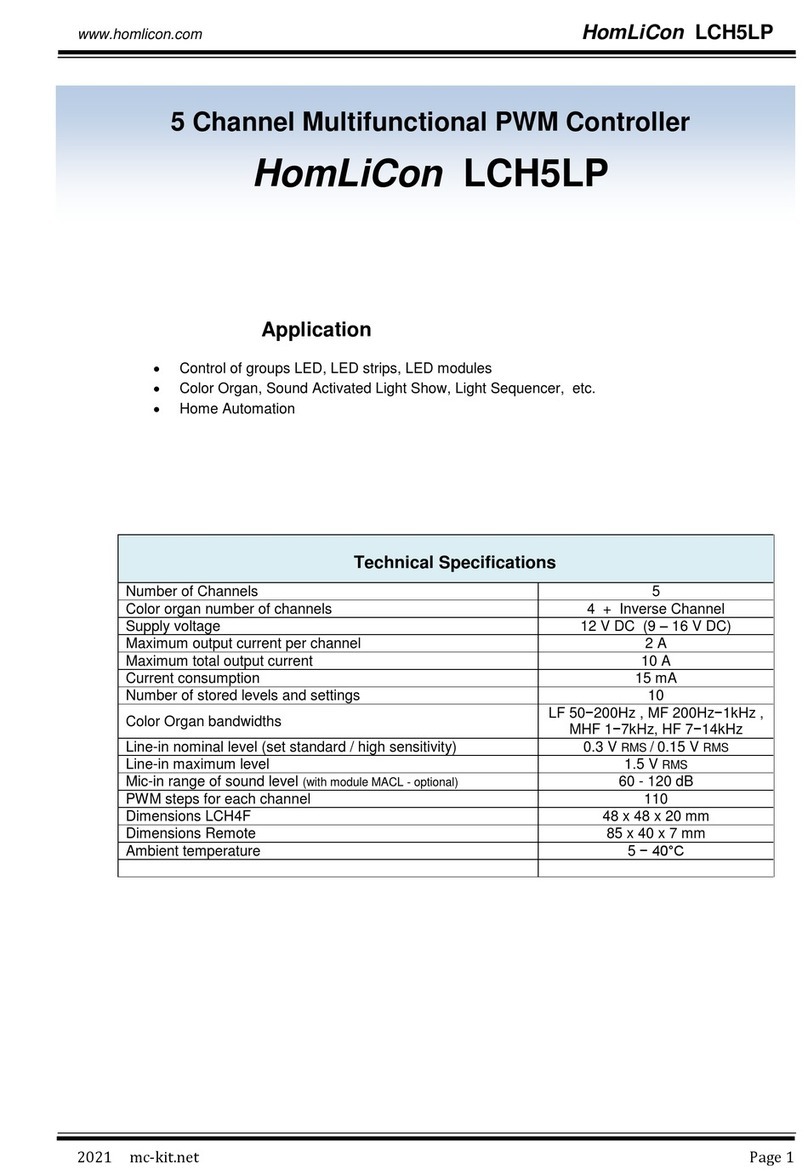 HomLiCon LCH5LP Manual de usuario