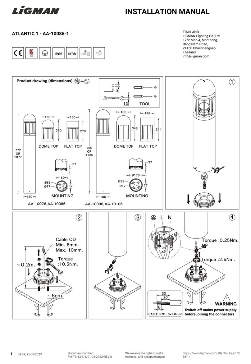 LIGMAN AA-10086-1 Manual de usuario