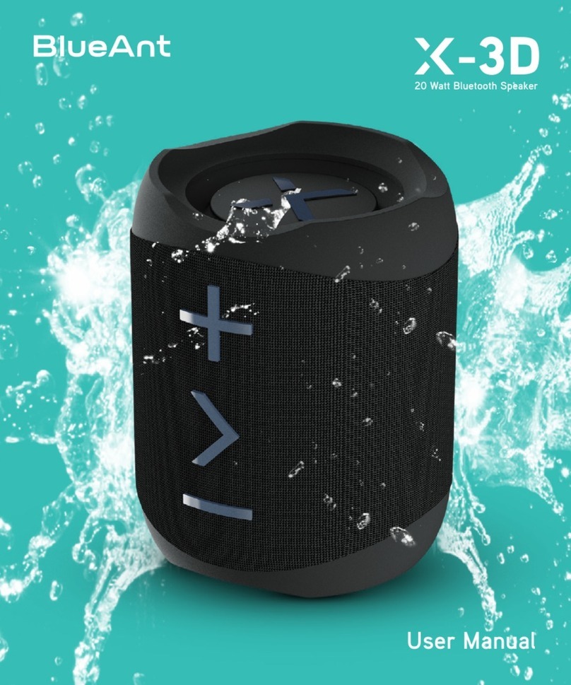 Blueant X-3D Manual de usuario