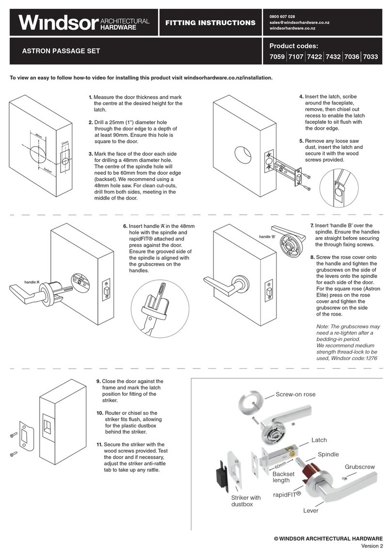 Windsor 7059 Manual de usuario