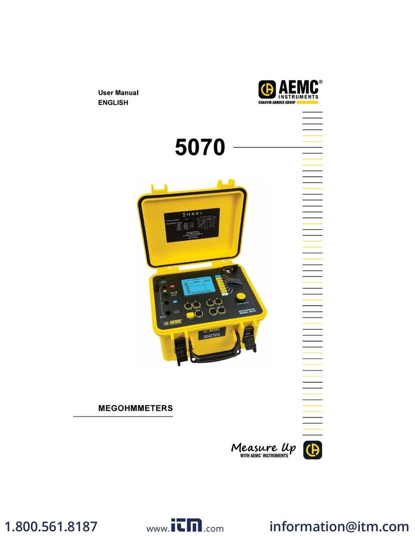 AEMC 5070 Manual de usuario