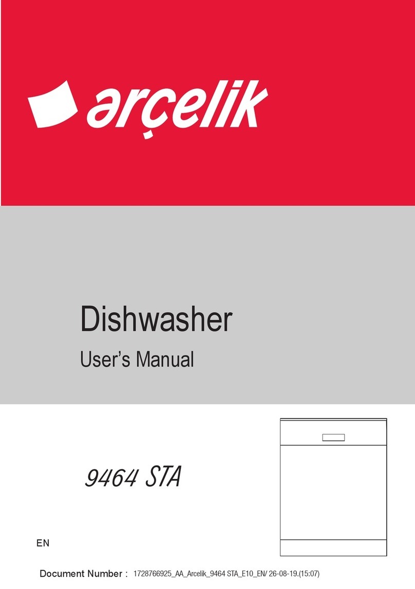 arcelik 9464 STA Manual de usuario
