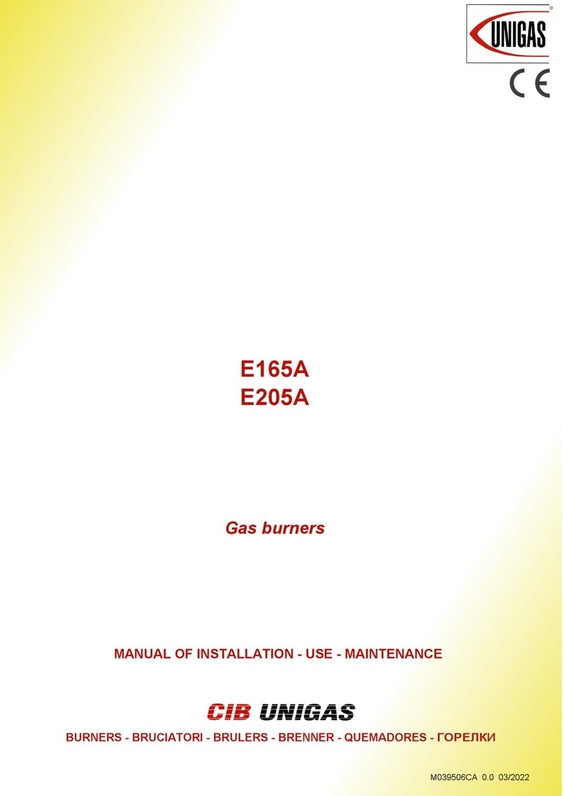 CIB UNIGAS E205A Manual de funcionamiento