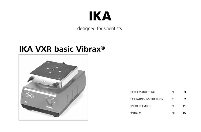 IKA SHA2000 Manual de usuario