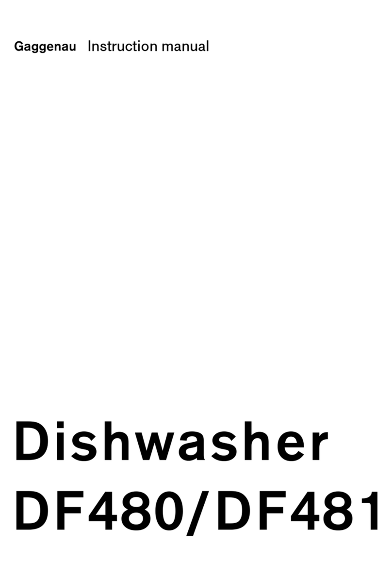 Gaggenau DF481 Manual de usuario