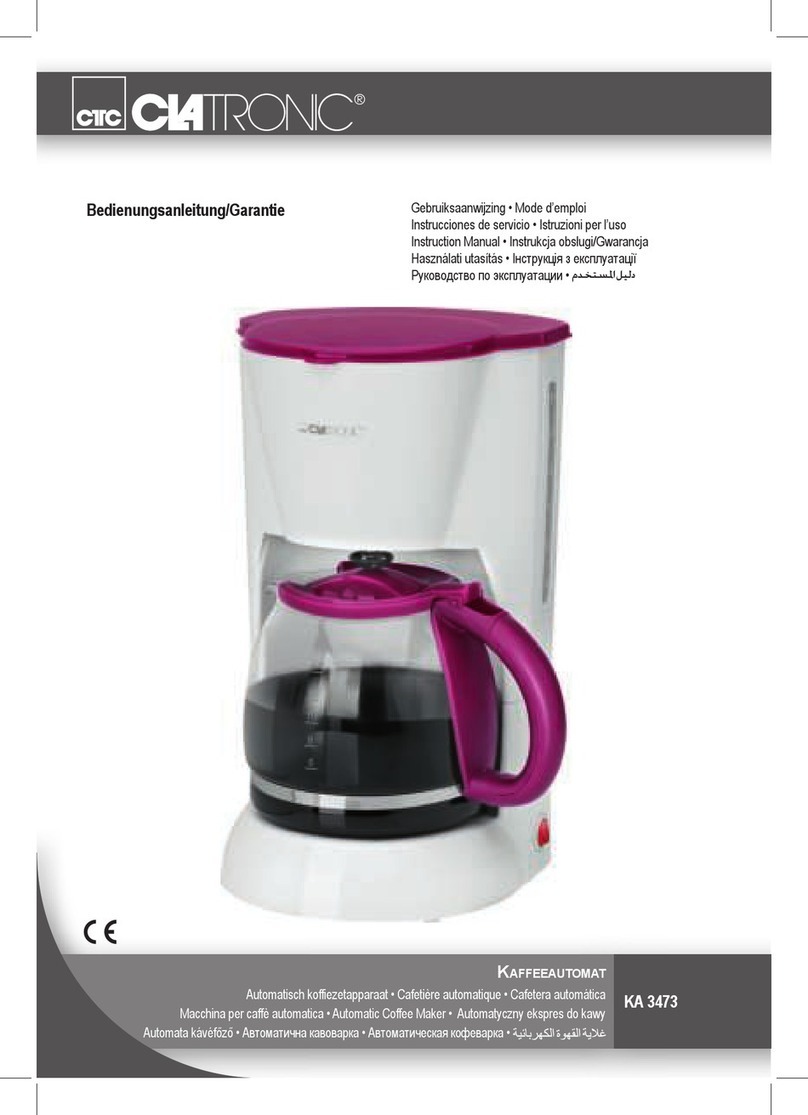 Clatronic KA 3473 Manual de usuario