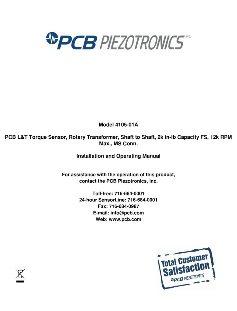 PCB Piezotronics 4105-01A Manual de usuario