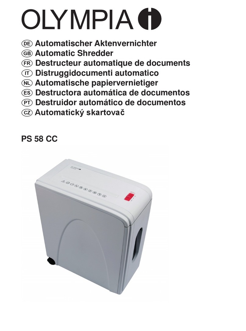 Olympia PS 58 CC Manual de usuario Olympia PS 58 CC Manual de usuario
