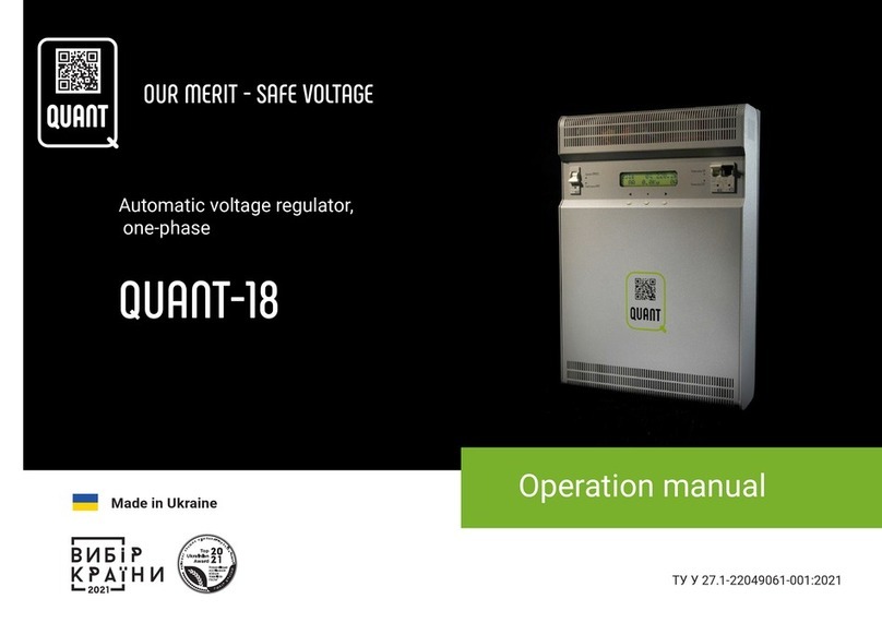 QUANT QUANT-18 Manual de usuario