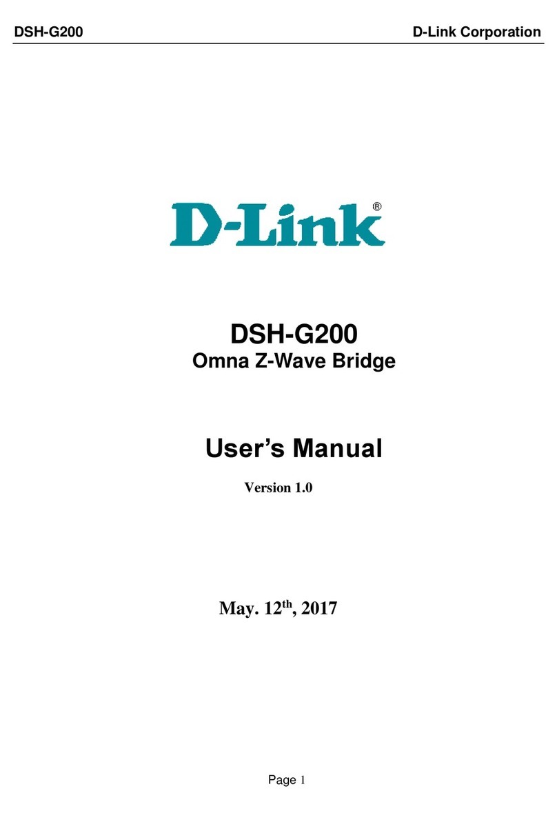 D-Link DSH-G200 Manual de usuario