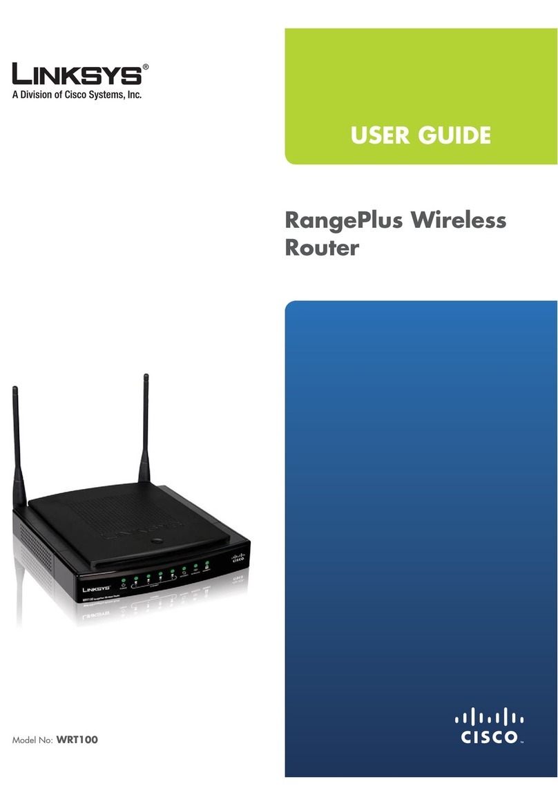 Cisco LINKSYS RangePlus WRT100 Manual de usuario