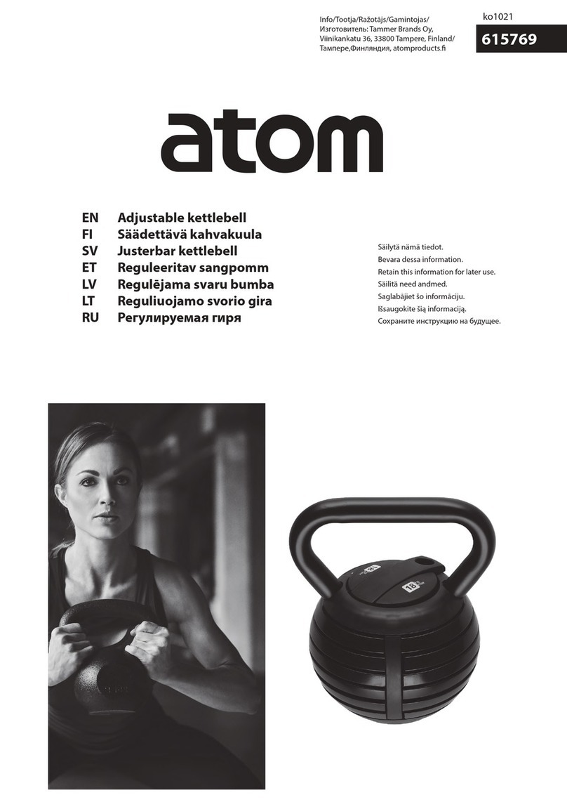 Atom 615769 Manual de usuario Atom 615769 Manual de usuario