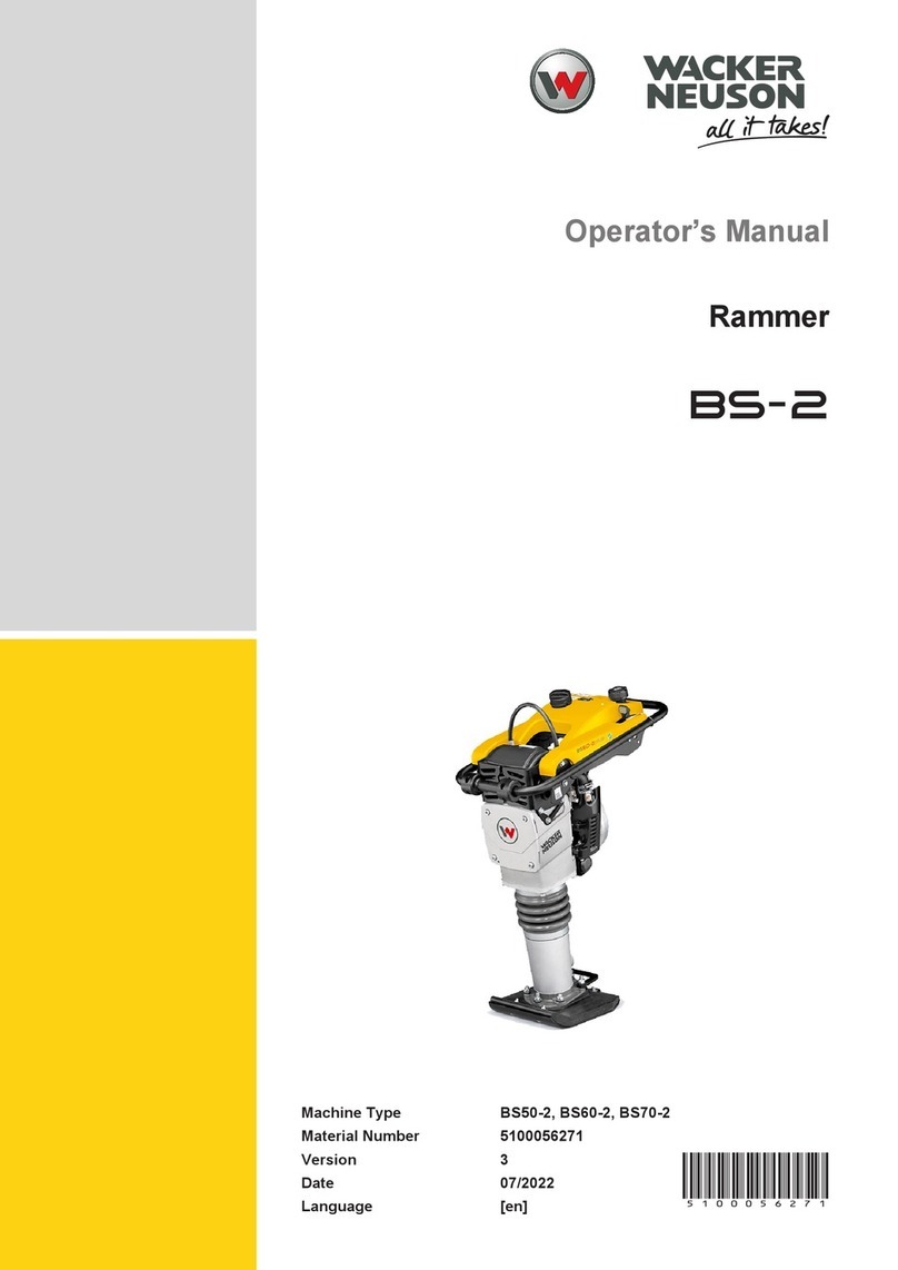 Wacker Neuson BS-2 Manual de usuario