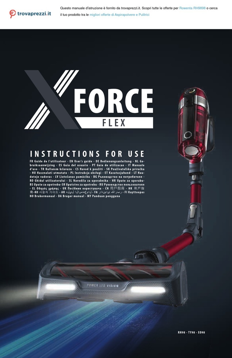 Rowenta XFORCE FLEX Manual de usuario
