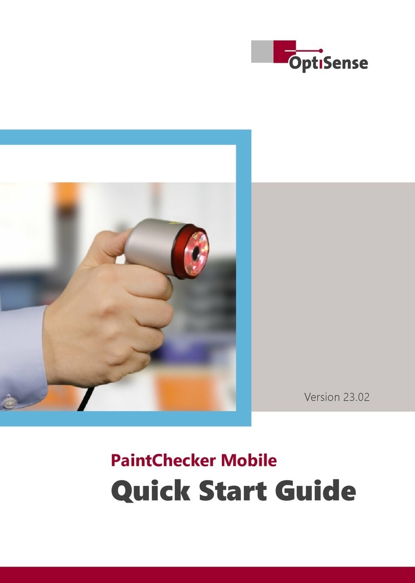 OptiSense PaintChecker Mobile Manual de usuario