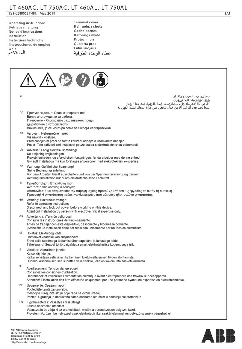ABB LT 460AC Manual de usuario