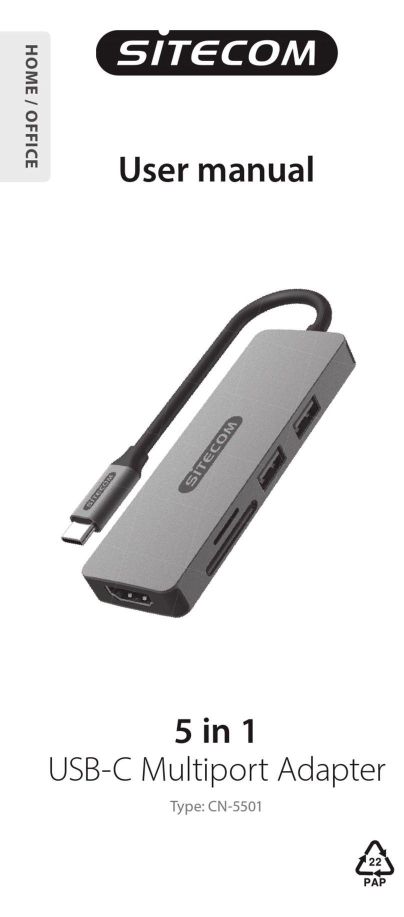 Sitecom CN-5501 Manual de usuario