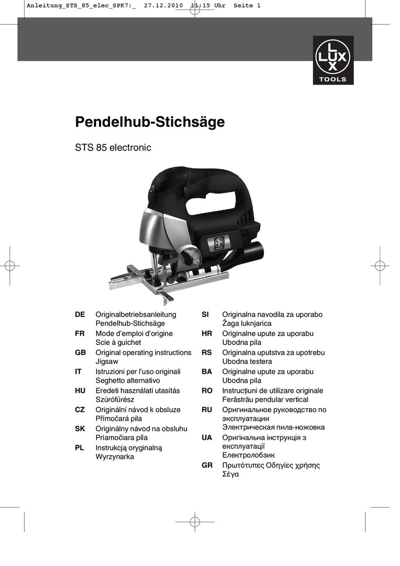 Lux Tools STS 85 Manual de usuario
