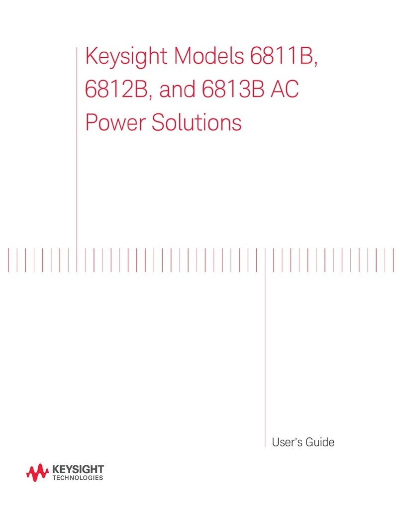 Keysight 6811B Manual de usuario