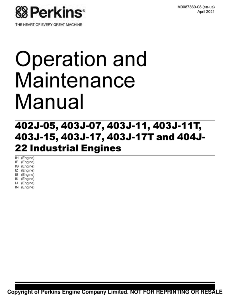Perkins 402J-05 Manual de usuario