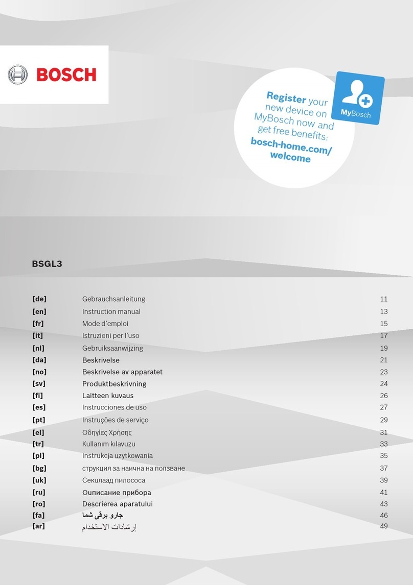 Bosch BSGL3MULT3 Manual de usuario