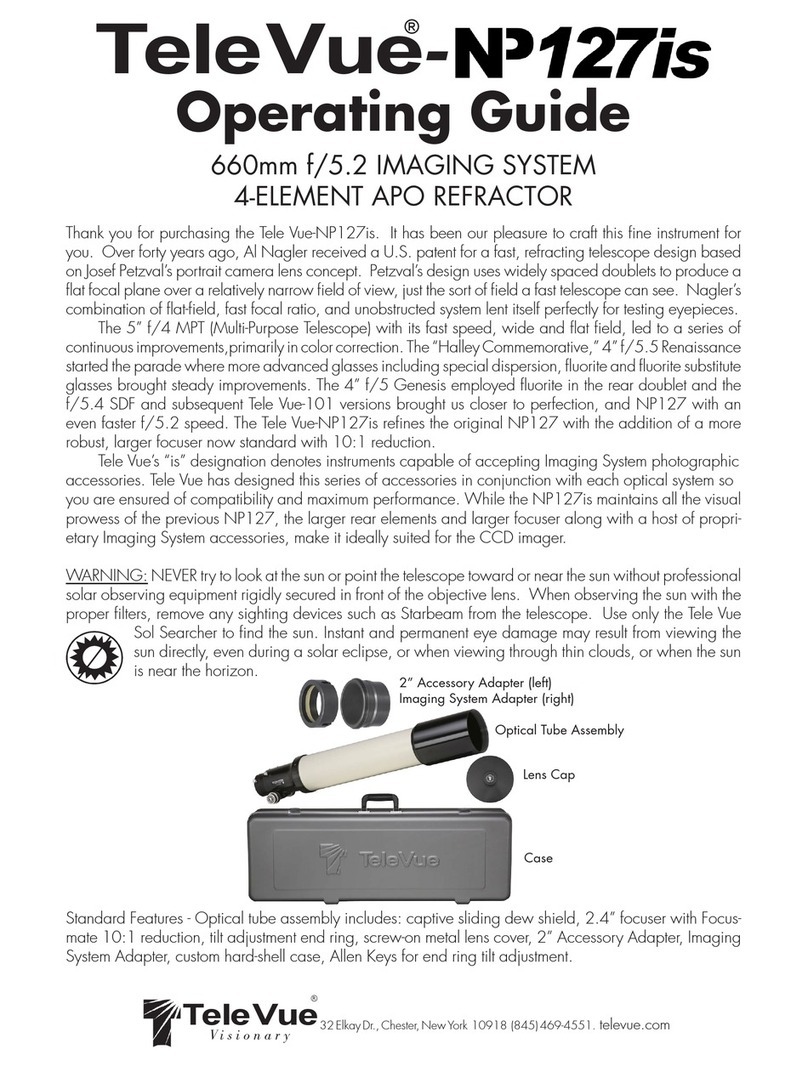 TeleVue NP127is Manual de usuario