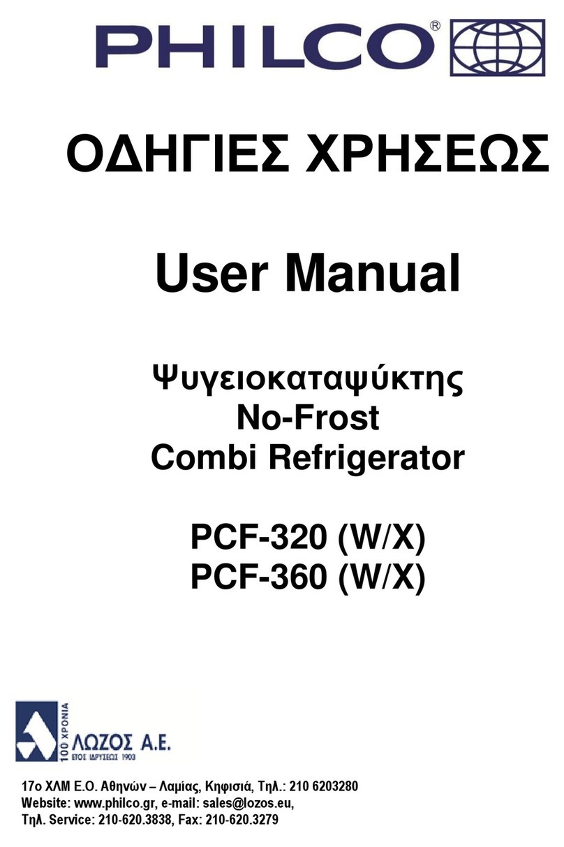 Philco PCF-320 Manual de usuario