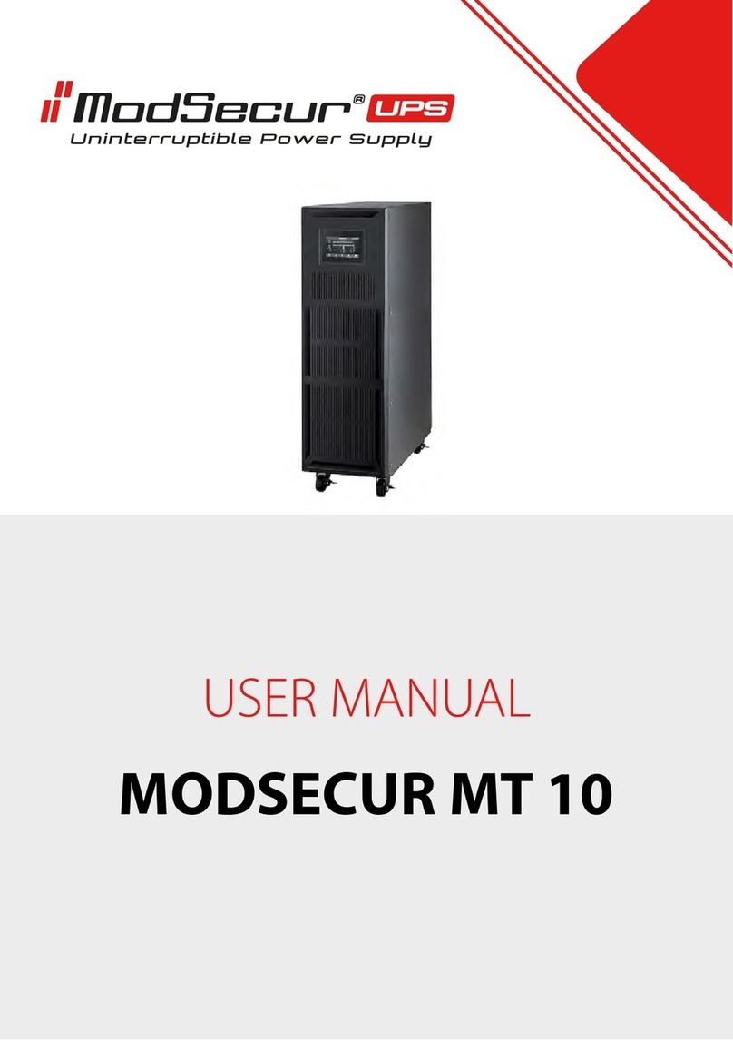 MAXIGLOBAL MODSECUR MT10 Manual de usuario