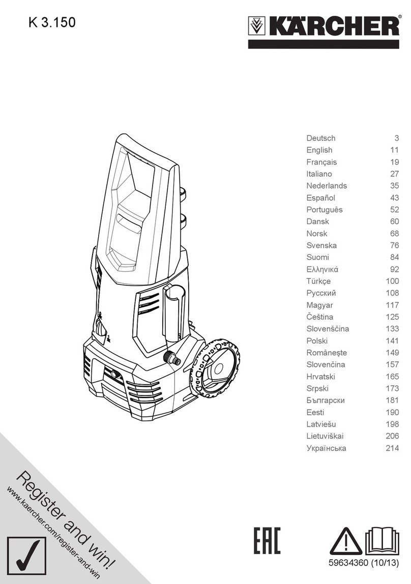 Kärcher K 3.150 Manual de usuario