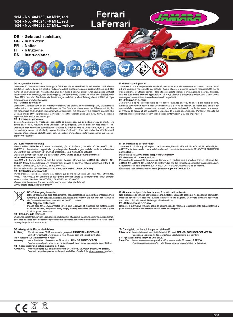 Jamara Ferrari Manual de usuario