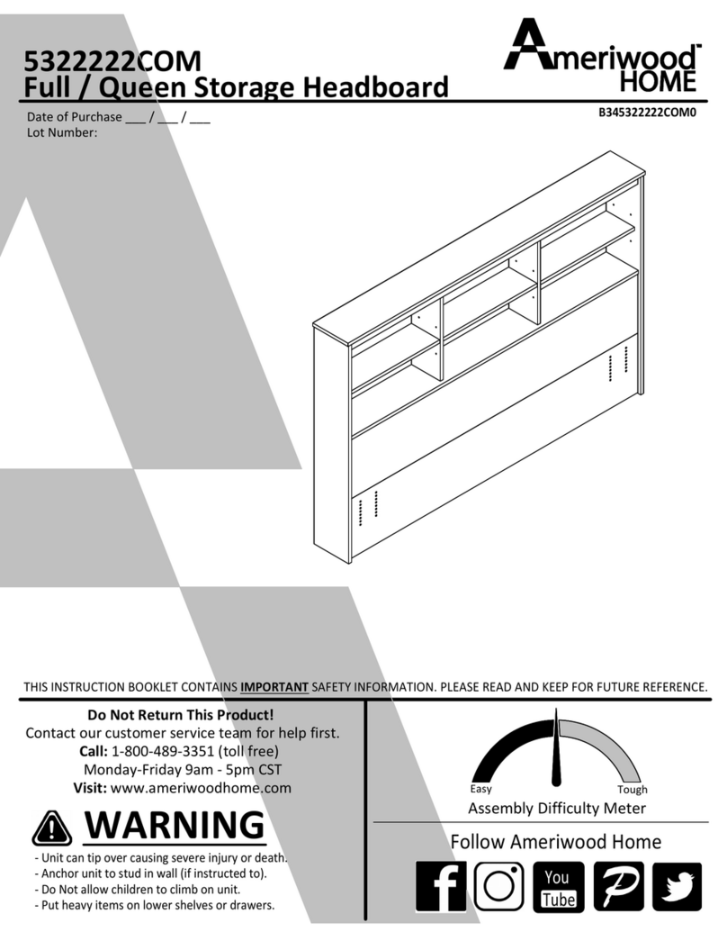 Ameriwood HOME 5322222COM Manual de usuario