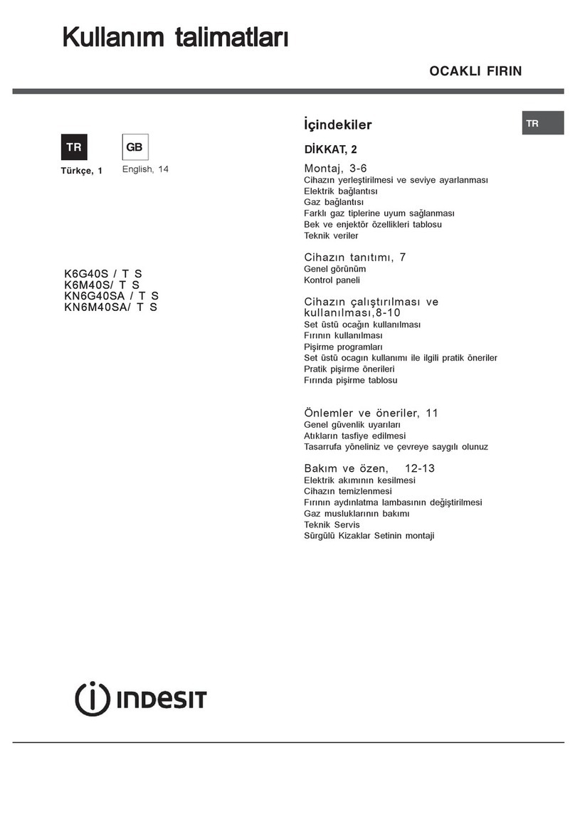 Indesit K6G40S Manual de usuario