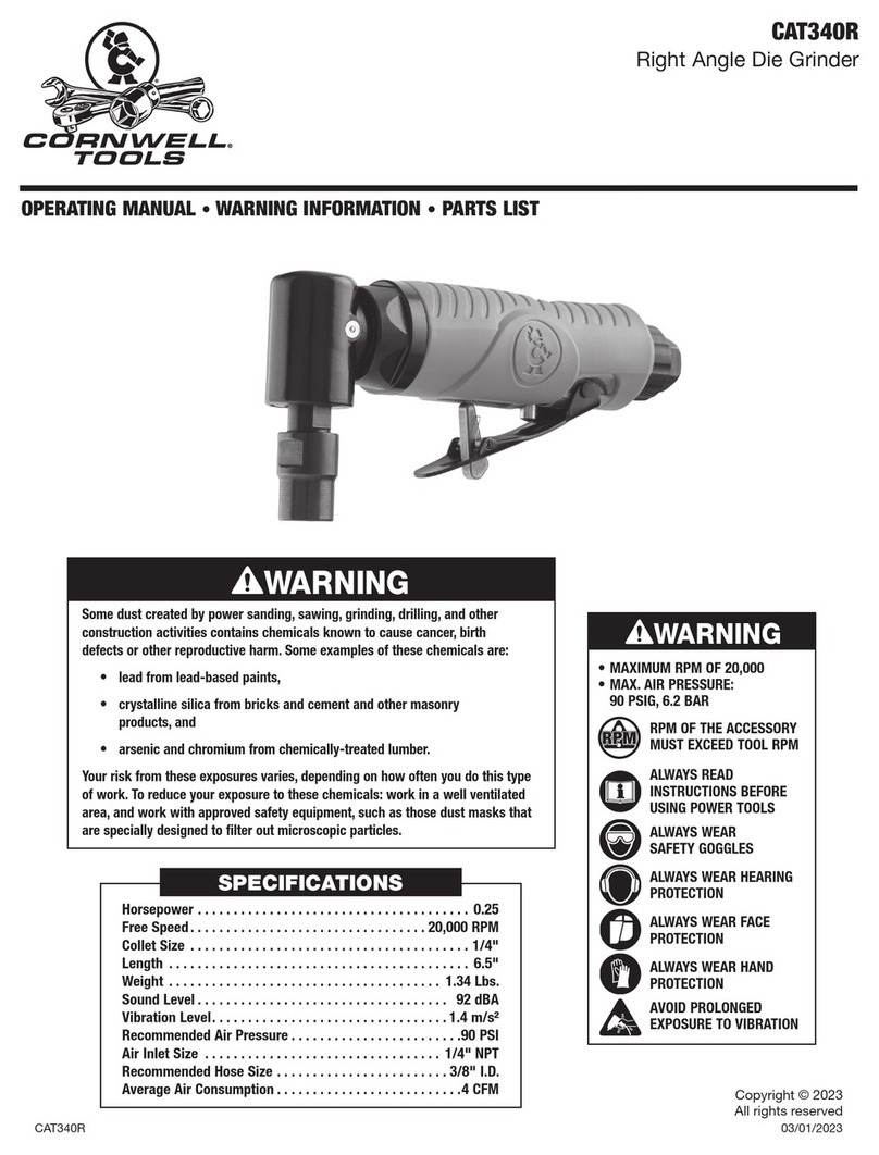 Cornwell Tools CAT340R Manual de usuario