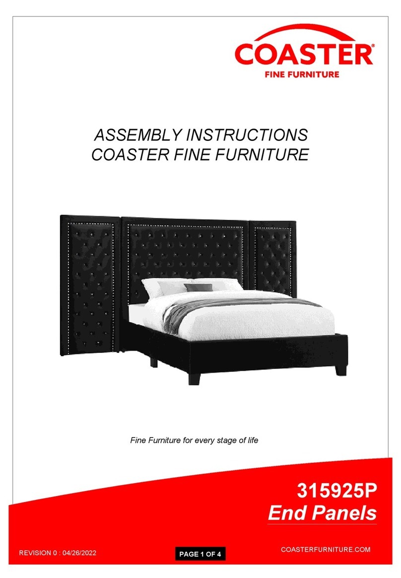 Coaster 315925P Manual de usuario Coaster 315925P Manual de usuario