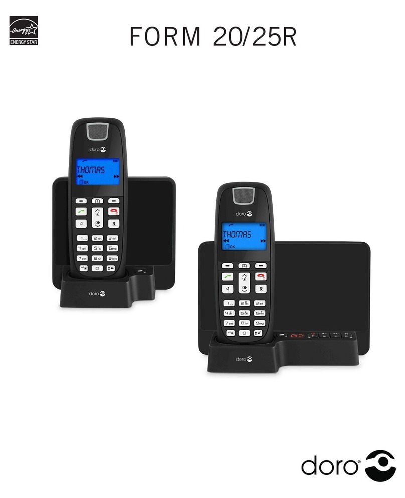 Doro FORM 20 Manual de usuario