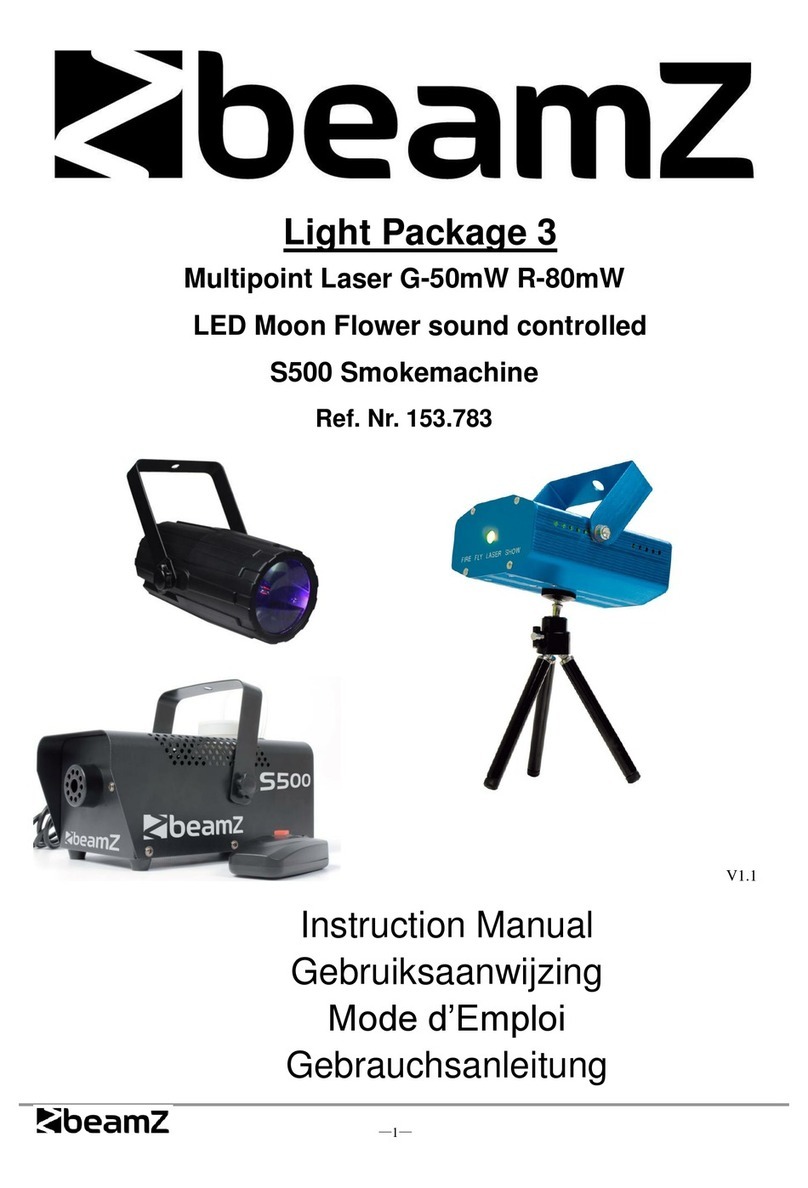 Beamz Light Package 3 Manual de usuario