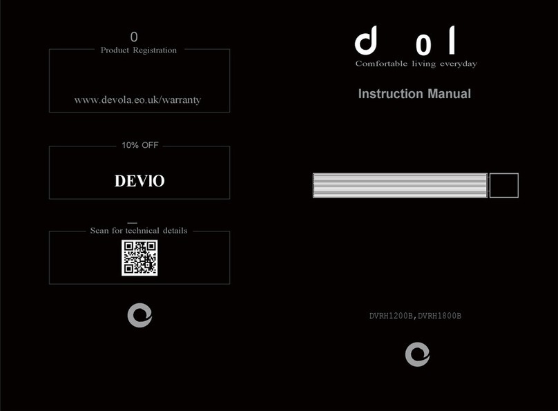 DEVOLA DVRH1200B Manual de usuario DEVOLA DVRH1200B Manual de usuario